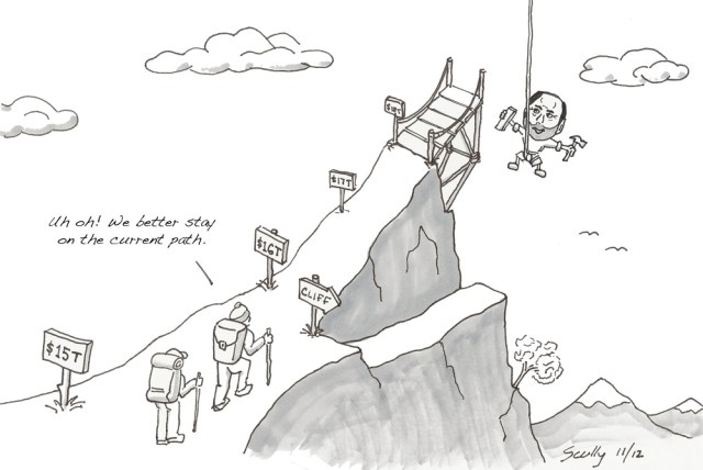 fiscal cliff cartoon